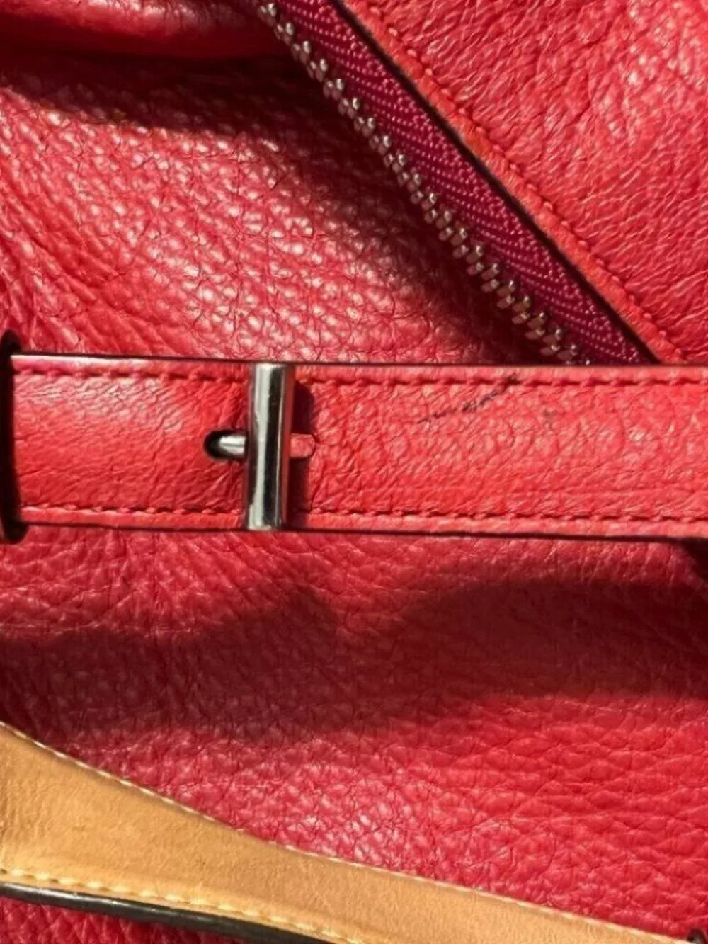 Reed Krakoff Locking Shoulder Crossbody Handbag 2000's Y2K Coach Slouchy